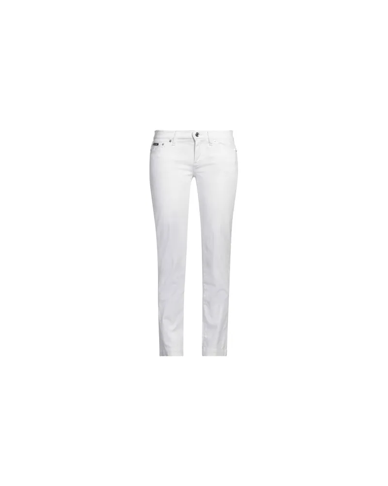 Dolce & Gabbana HOSEN & RÖCKE - Jeanshosenauf YOOX.COM Weiß