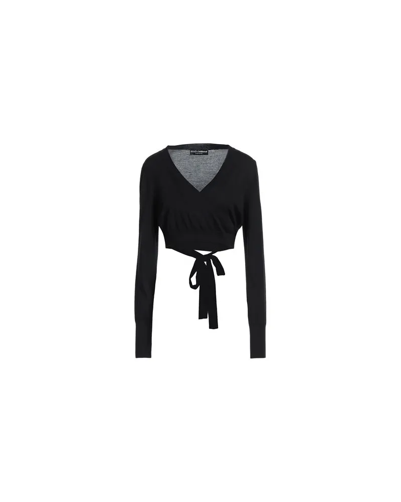 Dolce & Gabbana STRICKWAREN - Wickelpulloverauf YOOX.COM Schwarz