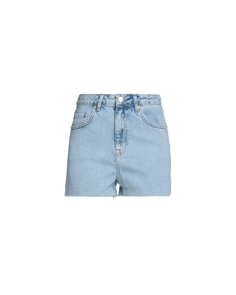NA-KD HOSEN & RÖCKE - Jeansshortsauf YOOX.COM Blau