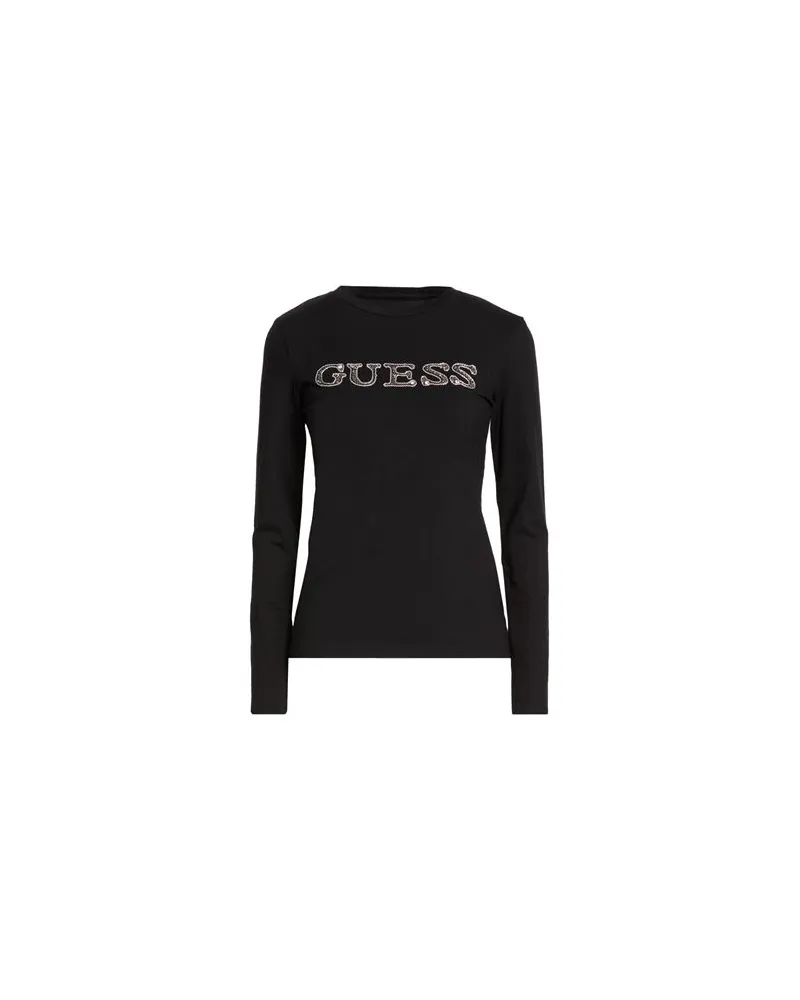 Guess TOPS - T-shirtsauf YOOX.COM Schwarz