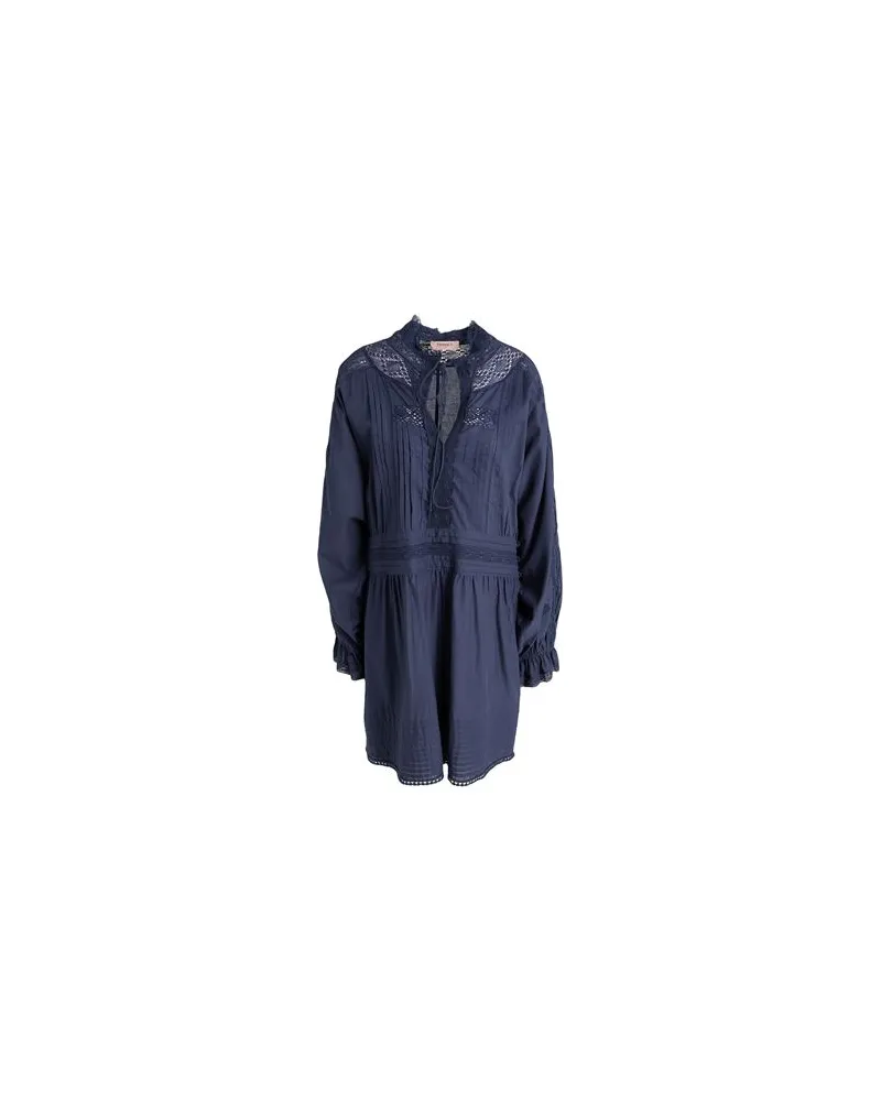 Twin-Set KLEIDER - Mini-Kleiderauf YOOX.COM Marineblau