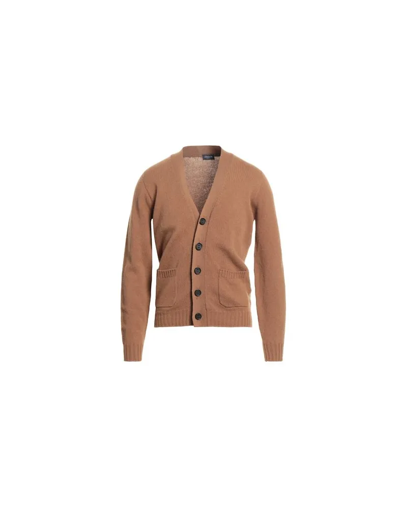 Drumohr  STRICKWAREN - Strickjackenauf YOOX.COM Kamel