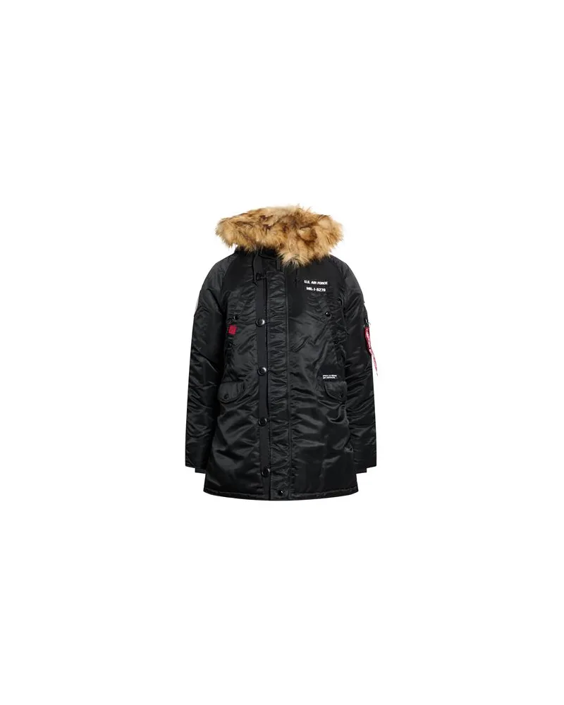 Alpha Industries JACKEN & MÄNTEL - Mäntelauf YOOX.COM Schwarz