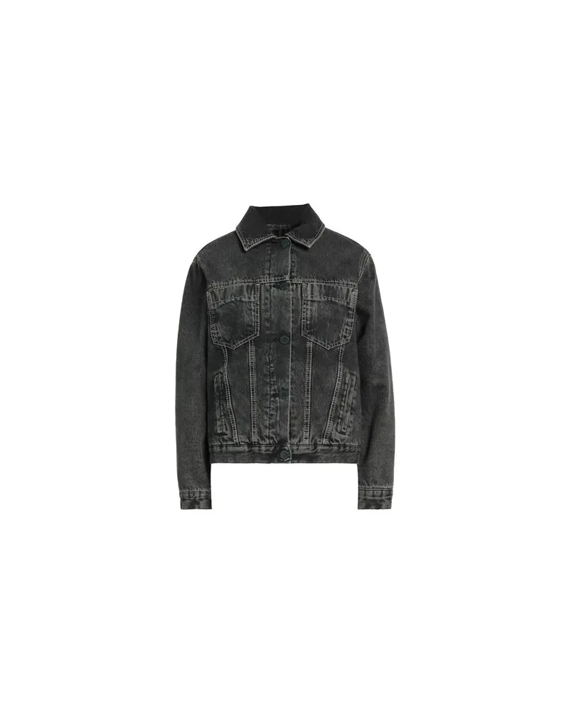 Trussardi JACKEN & MÄNTEL - Jeansjacken/Mäntelauf YOOX.COM Schwarz