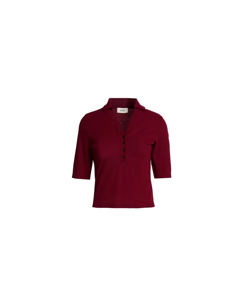 VICOLO TOPS - Poloshirtsauf YOOX.COM Bordeaux