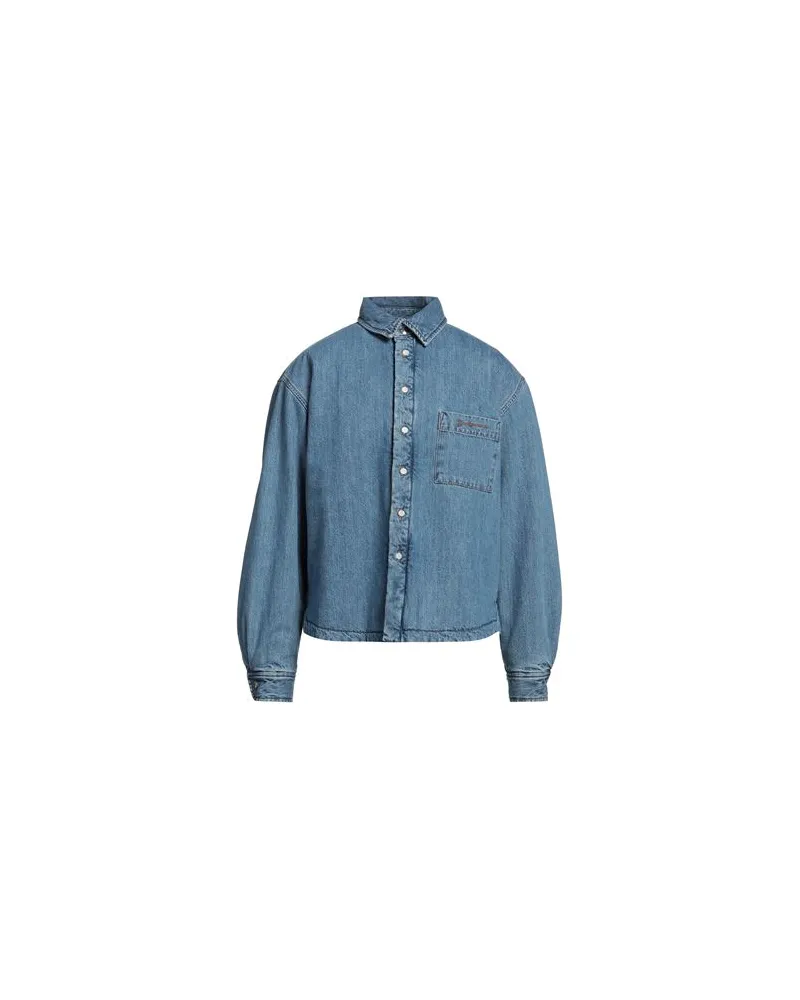 Jacquemus JACKEN & MÄNTEL - Jeansjacken/Mäntelauf YOOX.COM Blau