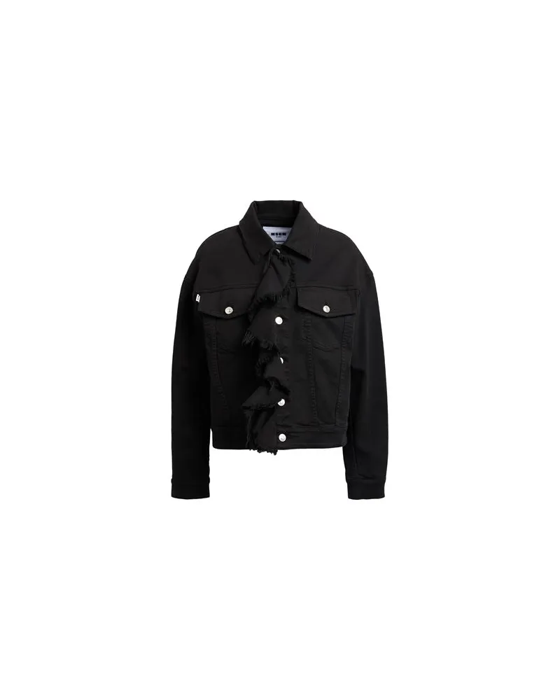 MSGM JACKEN & MÄNTEL - Jeansjacken/Mäntelauf YOOX.COM Schwarz