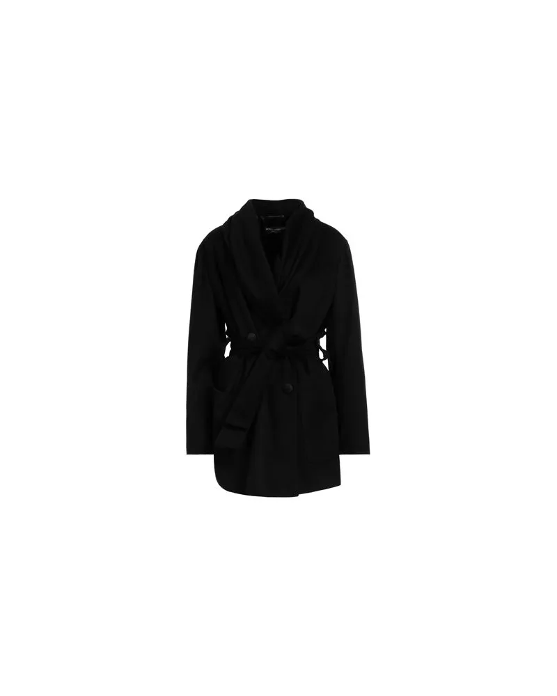 Dolce & Gabbana JACKEN & MÄNTEL - Mäntelauf YOOX.COM Schwarz