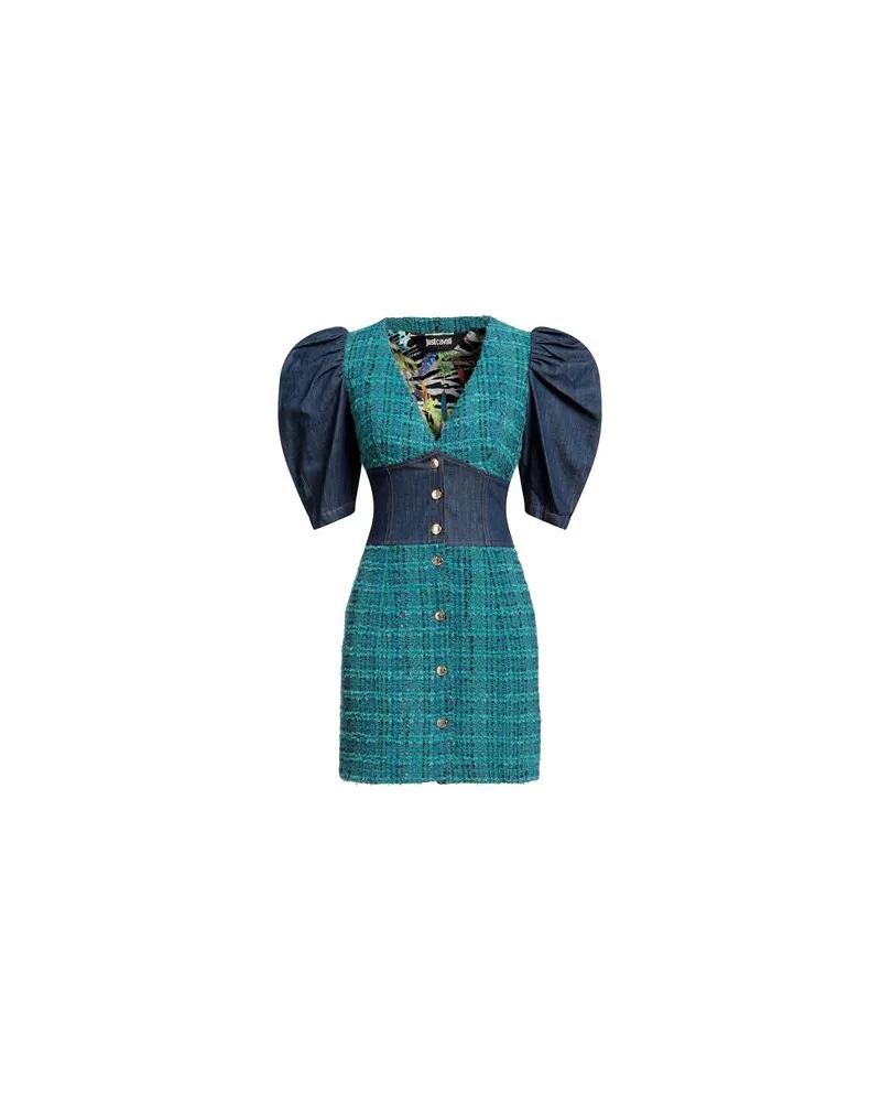 Just Cavalli KLEIDER - Mini-Kleiderauf YOOX.COM Blau