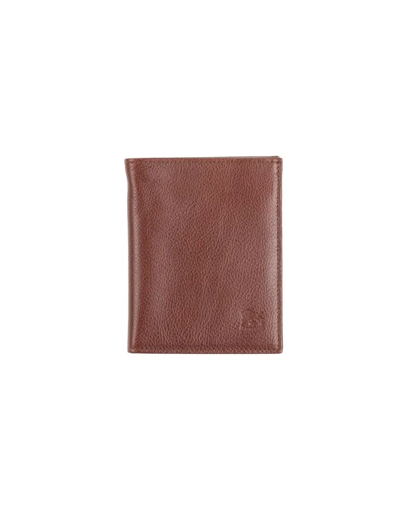 IL BISONTE Kleinlederwaren - Brieftaschenauf YOOX.COM Braun