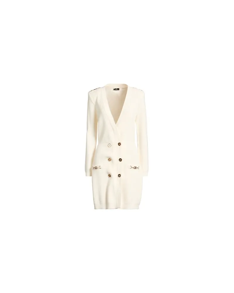 Elisabetta Franchi KLEIDER - Mini-Kleiderauf YOOX.COM Elfenbein