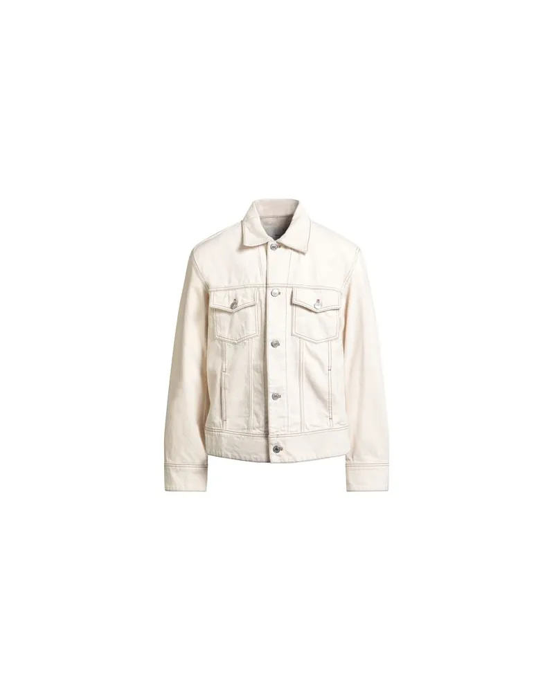 AMI Paris JACKEN & MÄNTEL - Jeansjacken/Mäntelauf YOOX.COM Cremeweiß