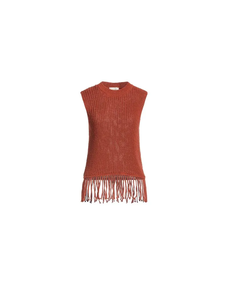 VICOLO STRICKWAREN - Pulloverauf YOOX.COM Rostrot