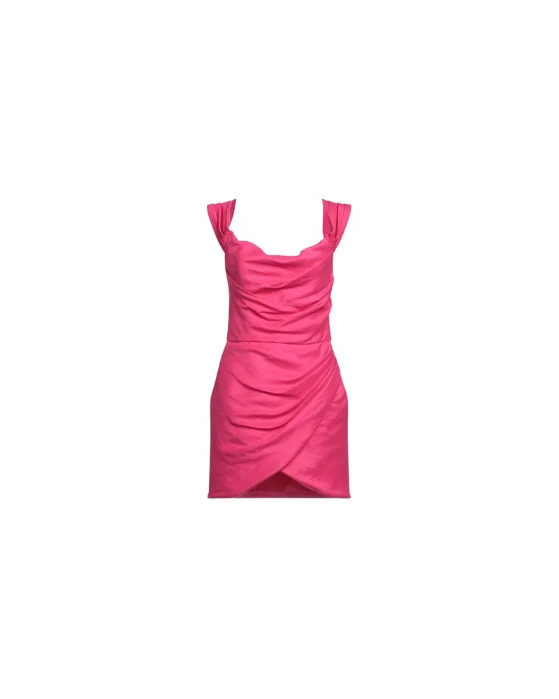 COSTARELLOS KLEIDER - Mini-Kleiderauf YOOX.COM Fuchsia
