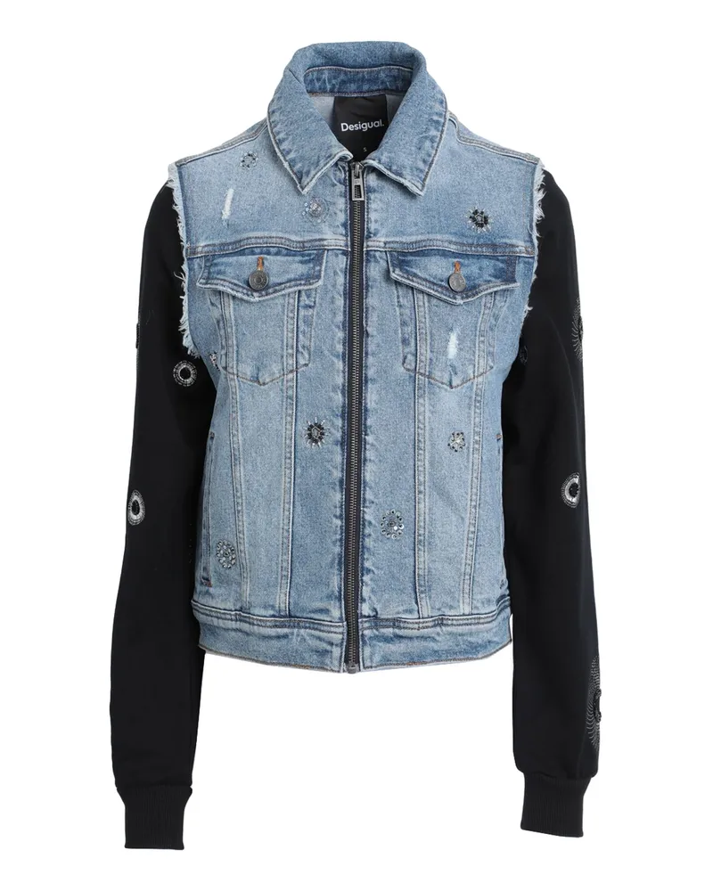 Desigual Jeansjacke/-mantel Blau