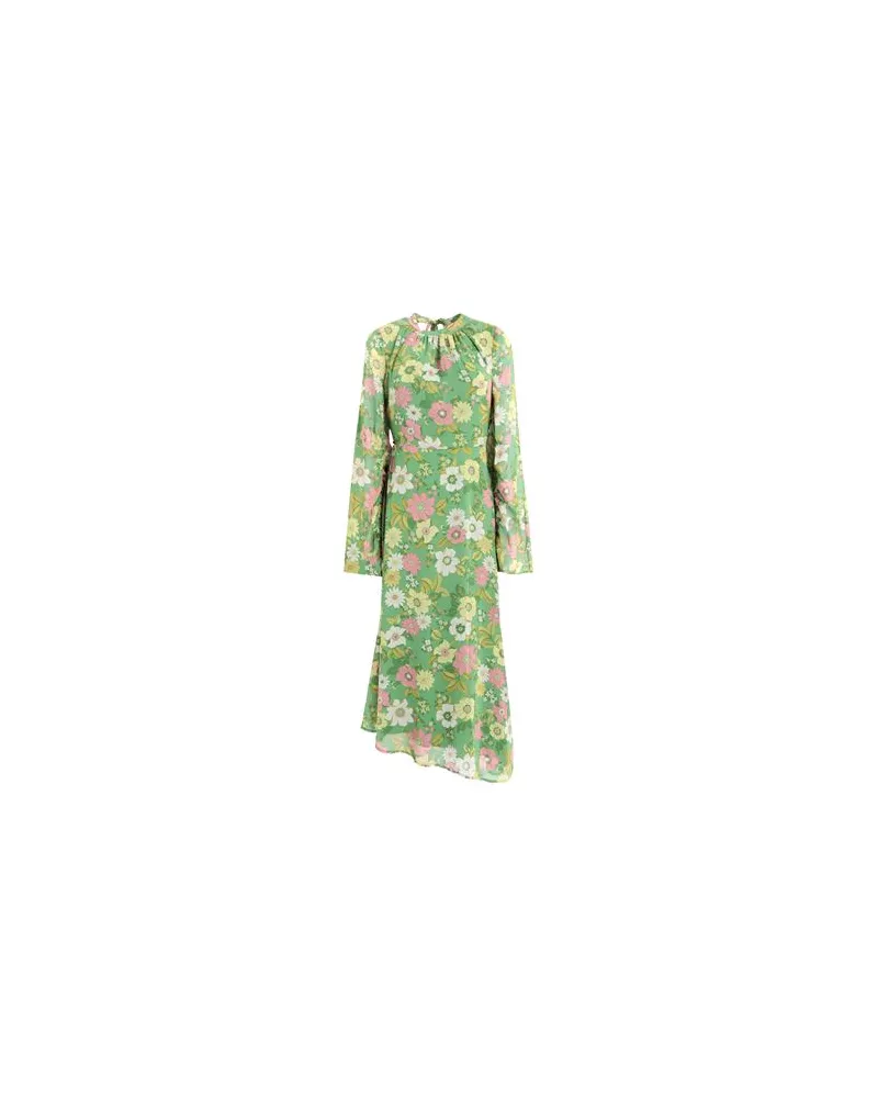 Topshop KLEIDER - Midi-Kleiderauf YOOX.COM Grün