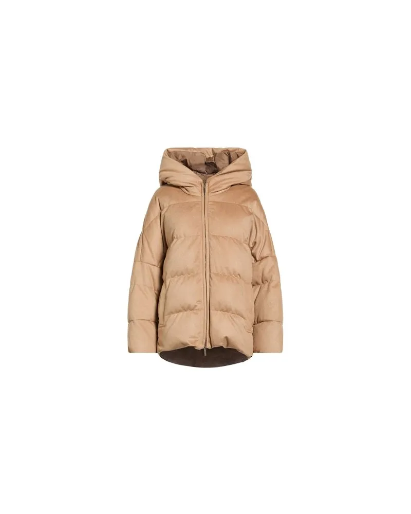 Max Mara JACKEN & MÄNTEL - Pufferjacken & Daunenjackenauf YOOX.COM Sand