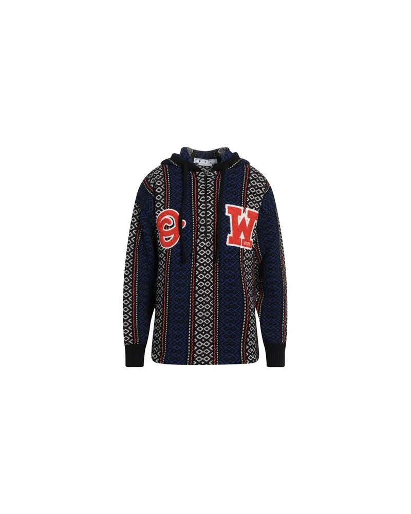 OFF-WHITE STRICKWAREN - Pulloverauf YOOX.COM Blau