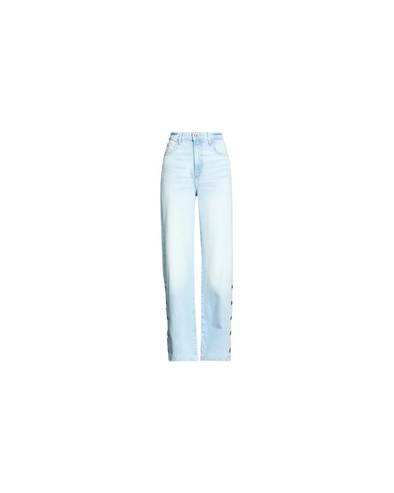 Guess HOSEN & RÖCKE - Jeanshosenauf YOOX.COM Blau