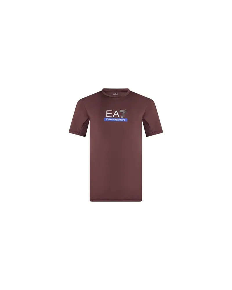 EA7 TOPS - T-shirtsauf YOOX.COM Schokobraun