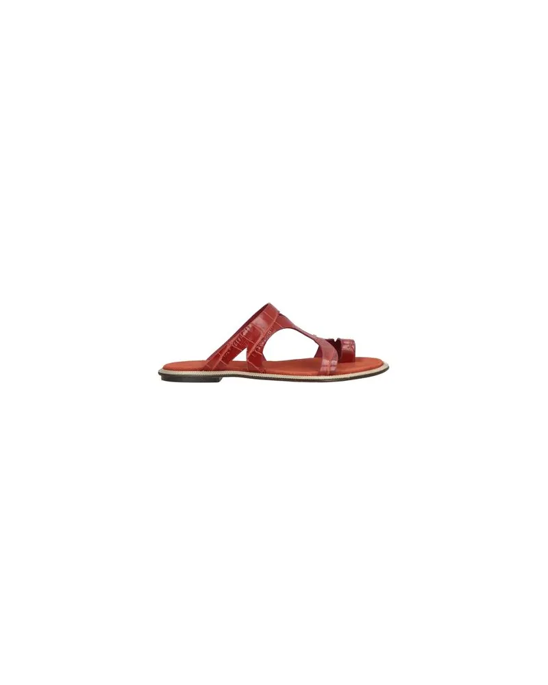 Ferragamo SCHUHE - Zehentrennerauf YOOX.COM Rostrot