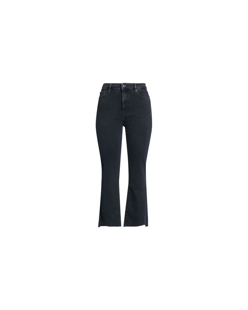 Frame Denim LE CROP MINI BOOT CASCADE HEM - HOSEN & RÖCKE - Jeanshosenauf YOOX.COM Blau