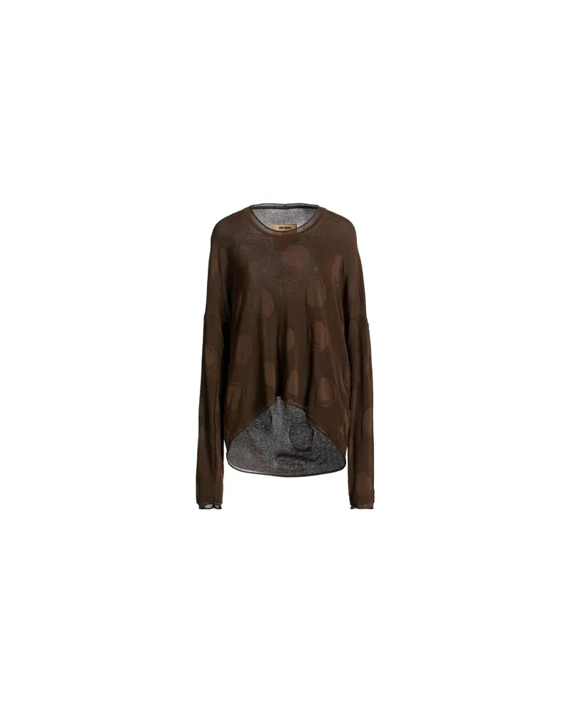 Uma Wang STRICKWAREN - Pulloverauf YOOX.COM Schokobraun