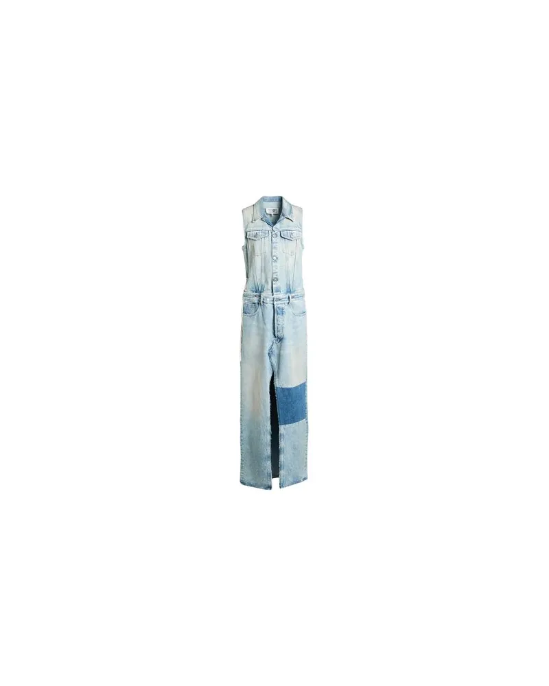 Maison Margiela KLEIDER - Maxi-Kleiderauf YOOX.COM Blau