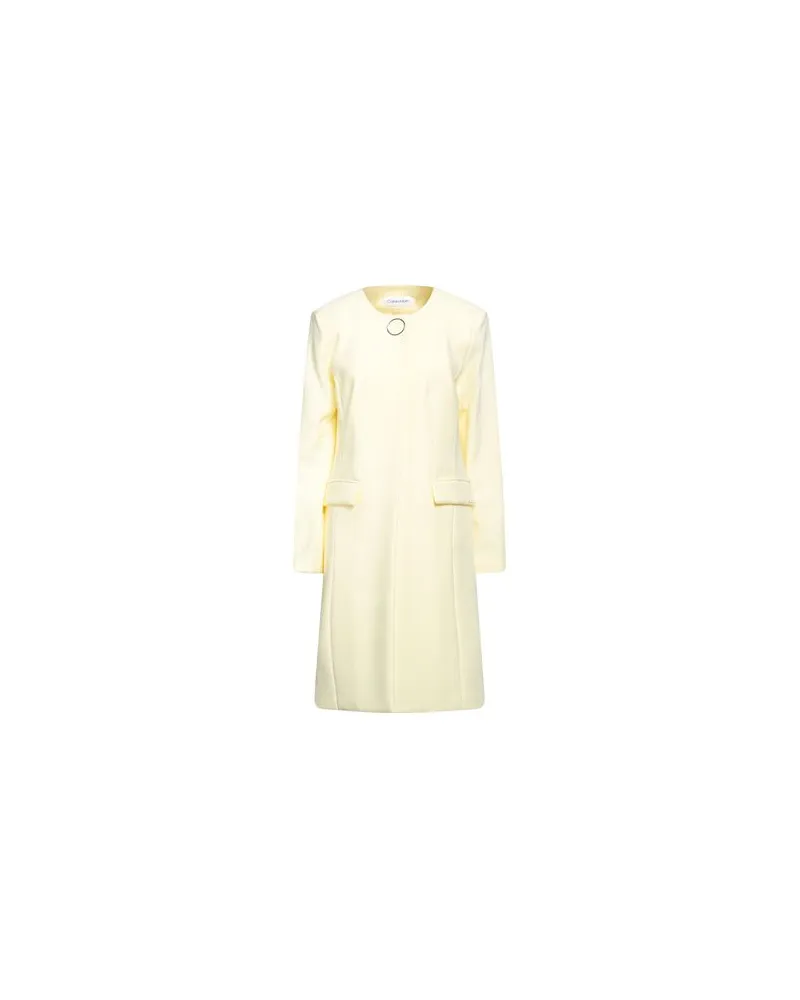 Calvin Klein JACKEN & MÄNTEL - Jacken, Mäntel & Trenchcoatsauf YOOX.COM Pastellgelb