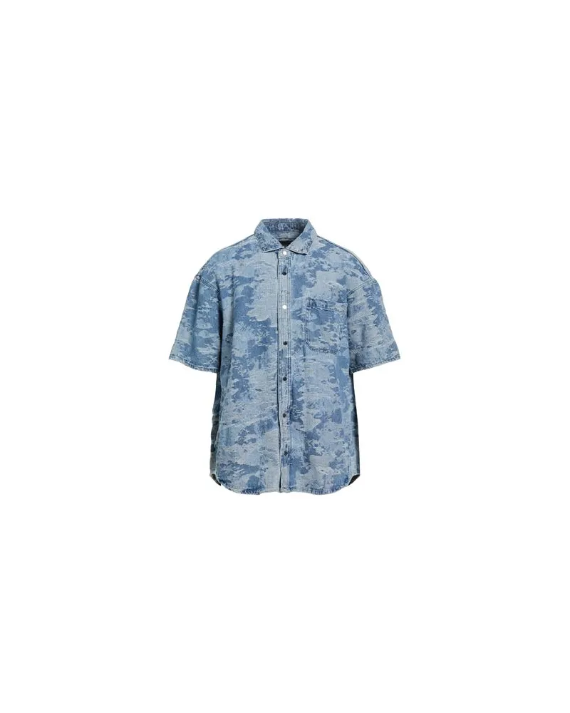 Emporio Armani TOPS - Jeanshemdenauf YOOX.COM Blau