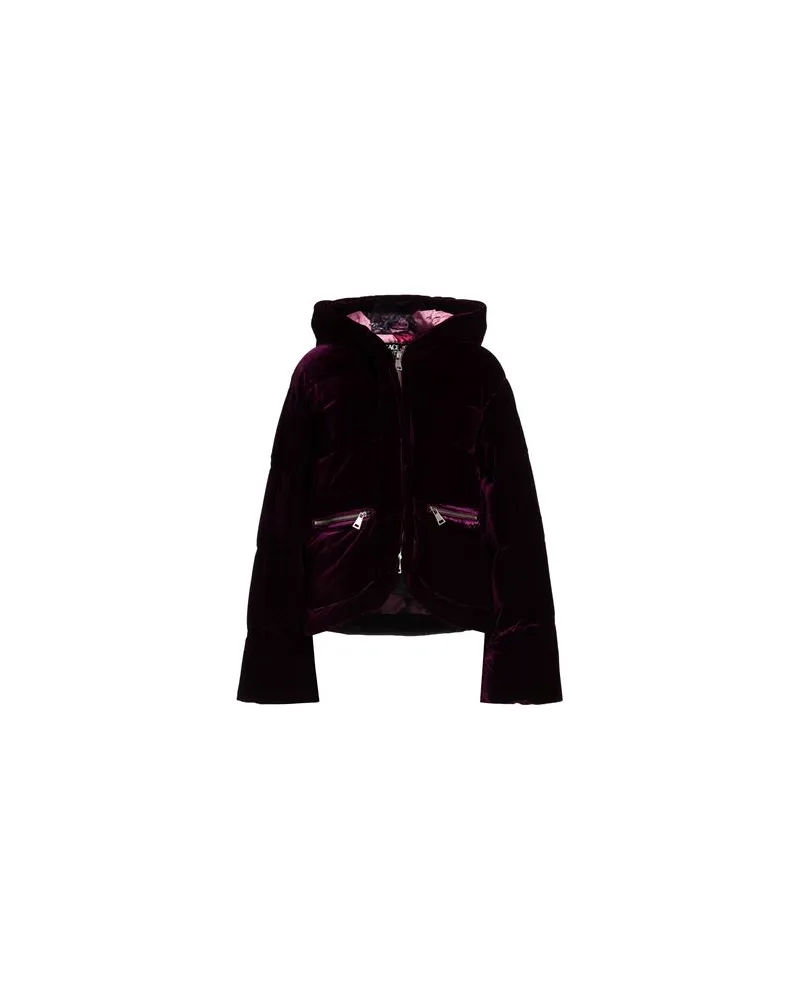 Versace Jeans JACKEN & MÄNTEL - Pufferjacken & Daunenjackenauf YOOX.COM Pflaume