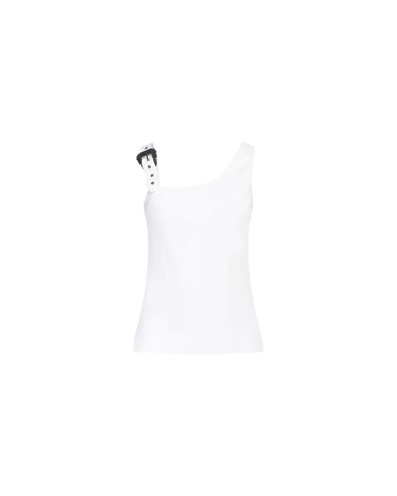 Versace Jeans TOPS - Tank Topsauf YOOX.COM Weiß