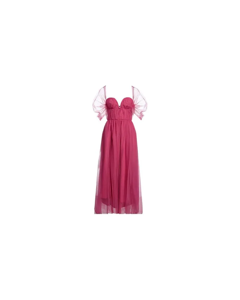 Simona Corsellini KLEIDER - Midi-Kleiderauf YOOX.COM Fuchsia