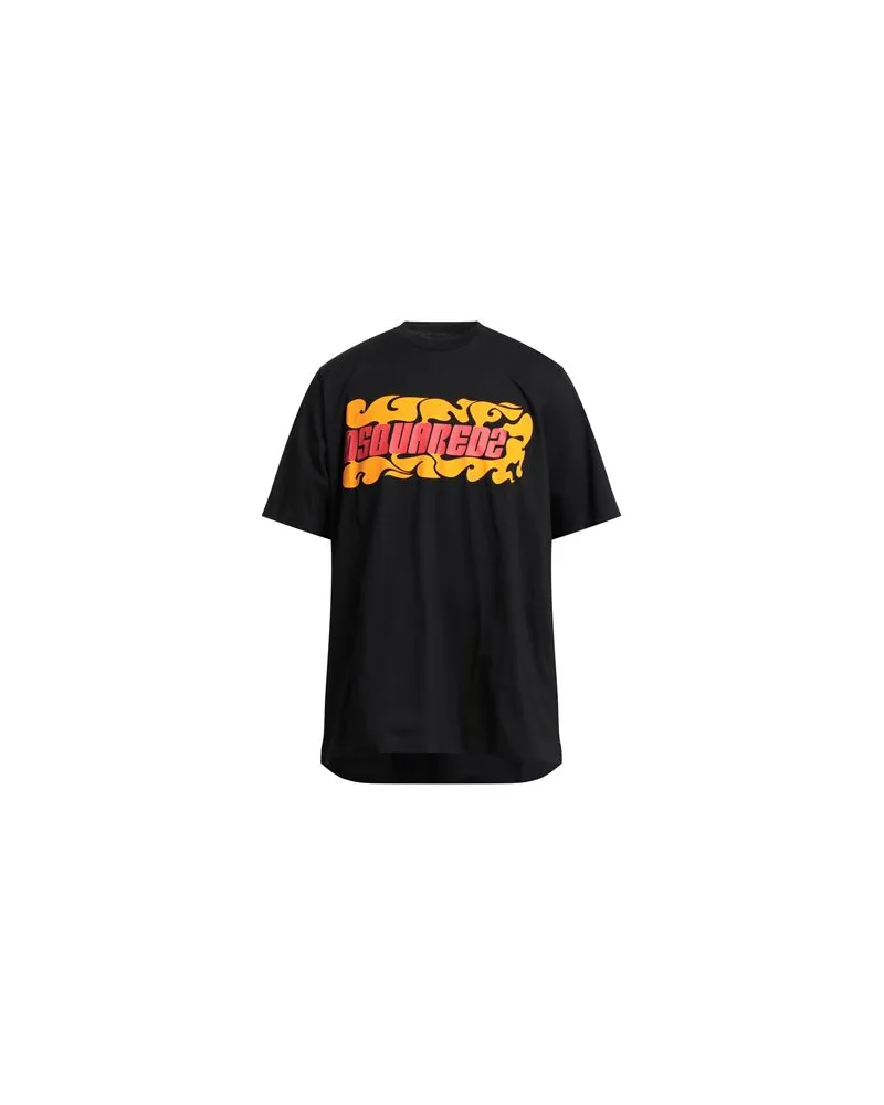 Dsquared2 TOPS - T-shirtsauf YOOX.COM Schwarz
