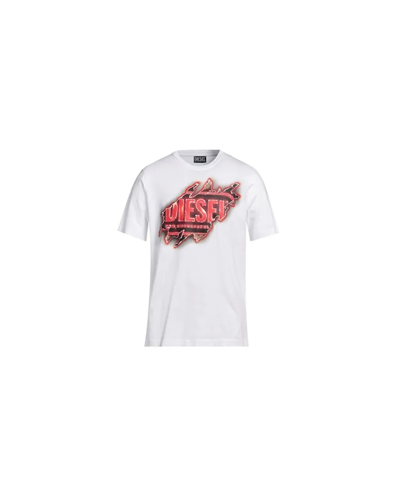 Diesel TOPS - T-shirtsauf YOOX.COM Weiß