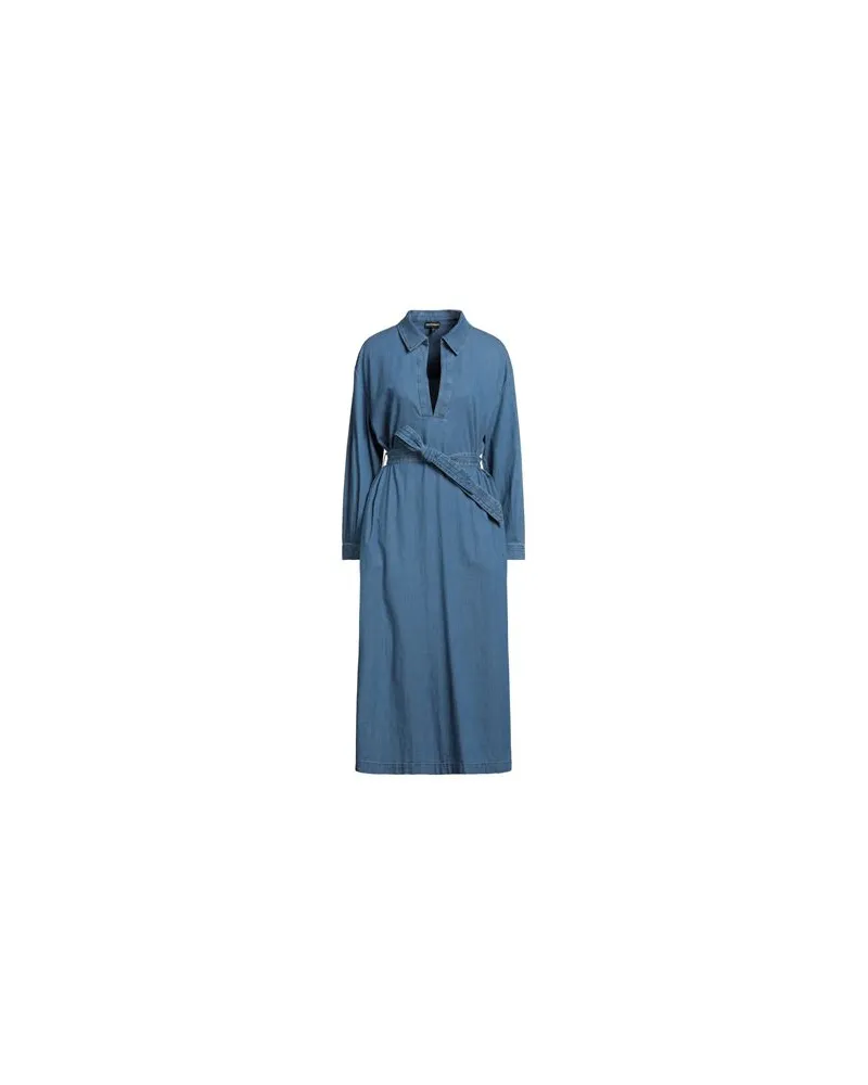 Emporio Armani KLEIDER - Midi-Kleiderauf YOOX.COM Blau