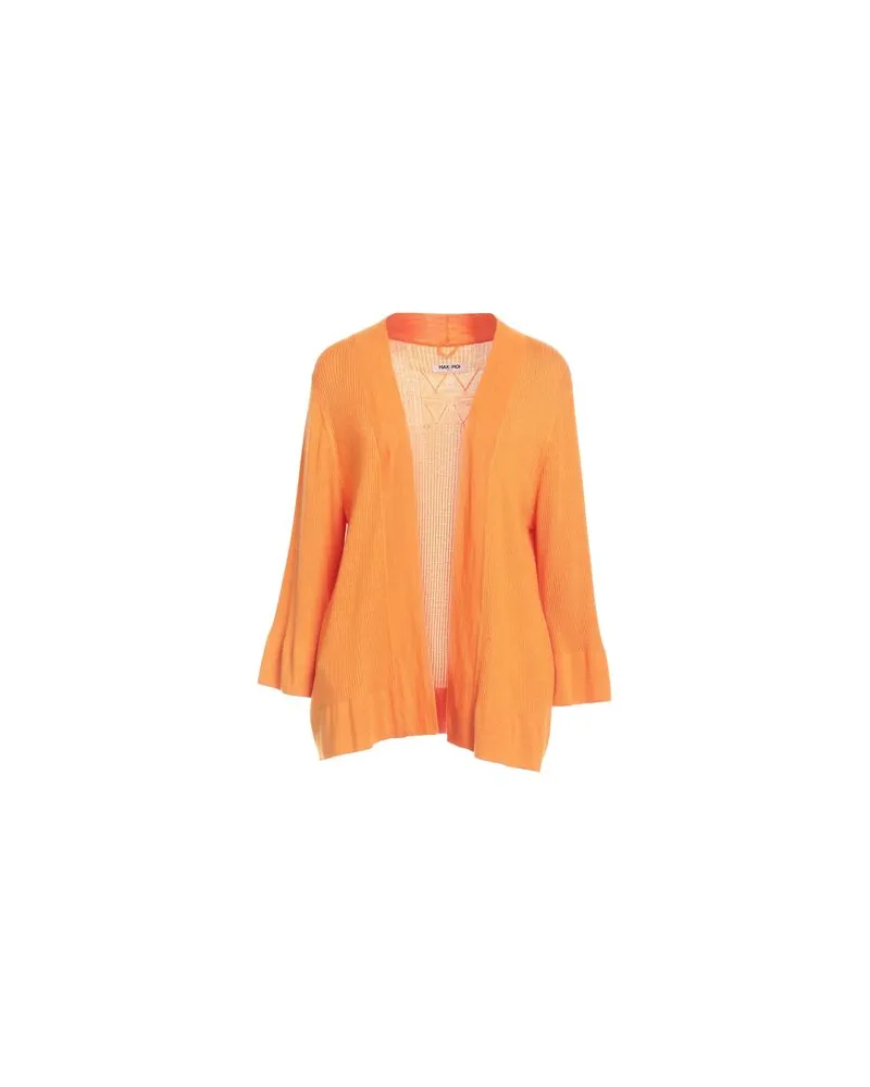 MAX&MOI STRICKWAREN - Strickjackenauf YOOX.COM Orange