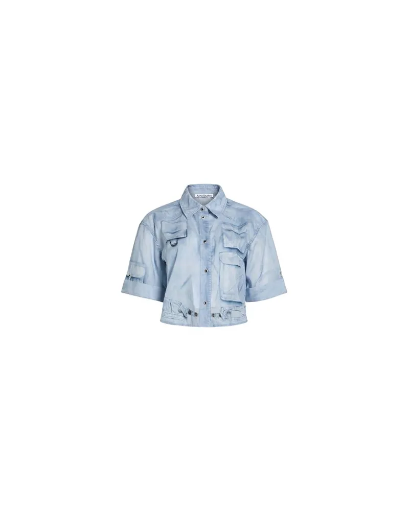 Acne Studios TOPS - Hemdenauf YOOX.COM Himmelblau