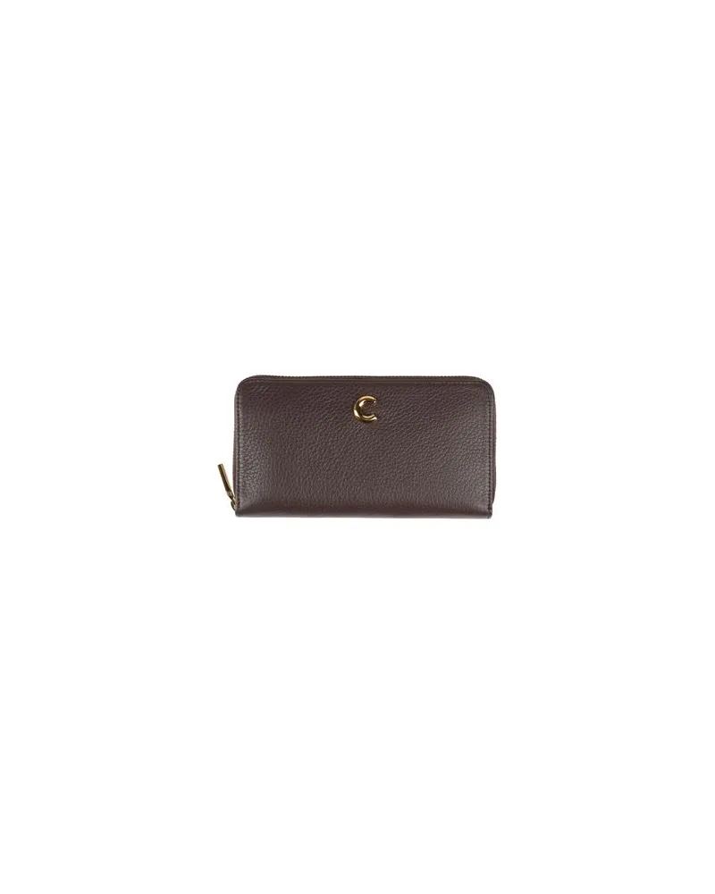 Coccinelle Kleinlederwaren - Brieftaschenauf YOOX.COM Dunkelbraun