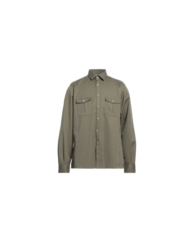 XACUS TOPS - Hemdenauf YOOX.COM Militärgrün