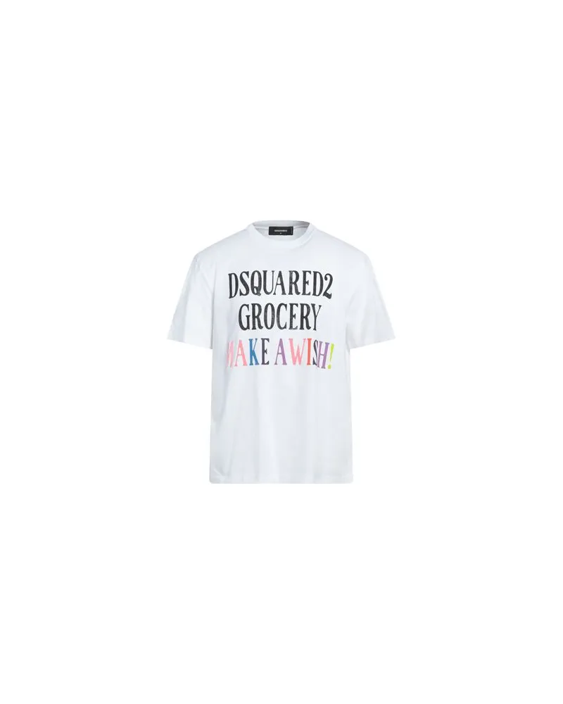Dsquared2 TOPS - T-shirtsauf YOOX.COM Weiß