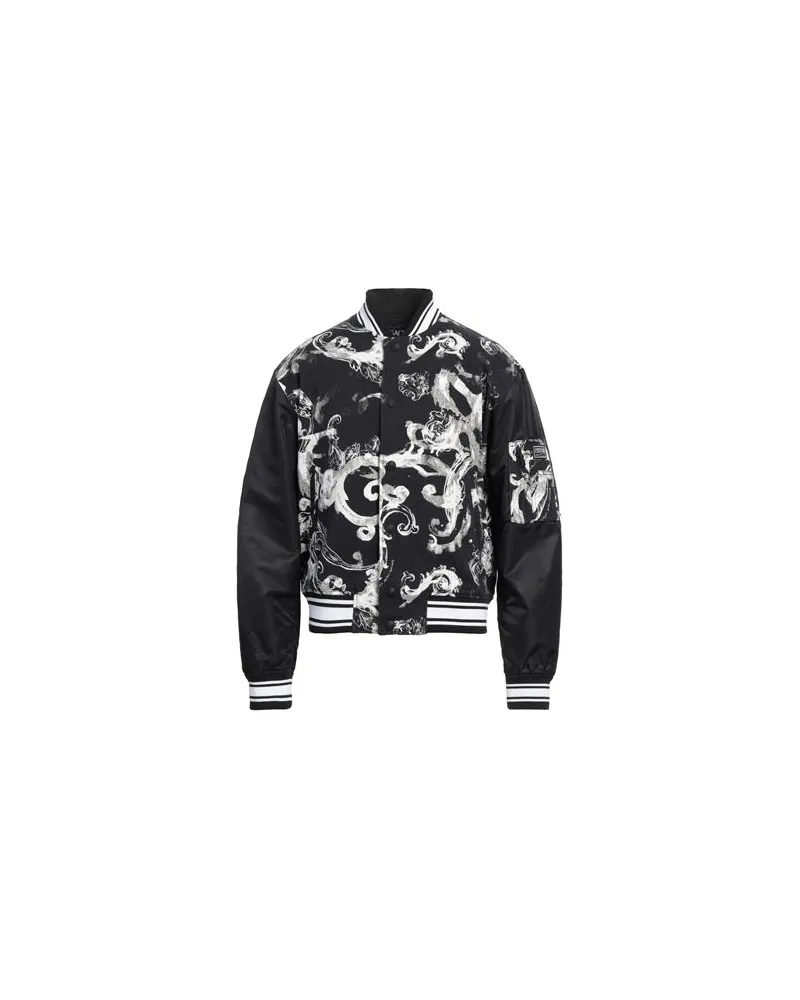 Versace Jeans JACKEN & MÄNTEL - Jeansjacken/Mäntelauf YOOX.COM Schwarz