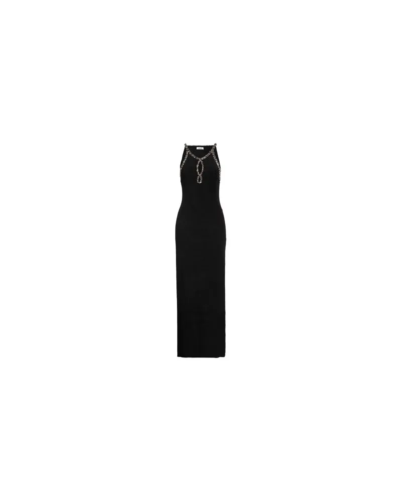 Sandro KLEIDER - Maxi-Kleiderauf YOOX.COM Schwarz