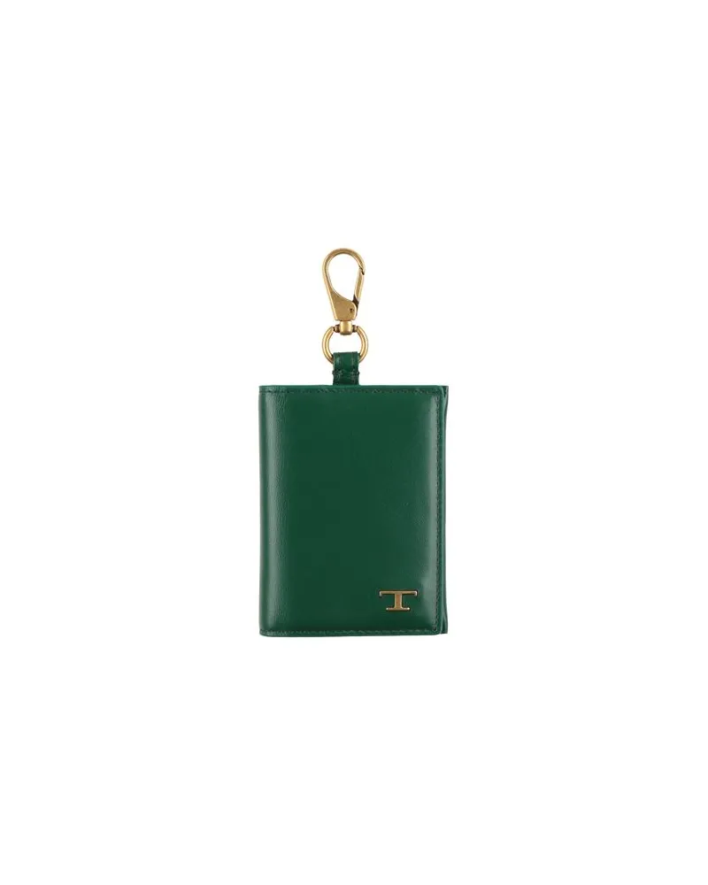 TOD'S Kleinlederwaren - Schlüsselanhängerauf YOOX.COM Dunkelgrün