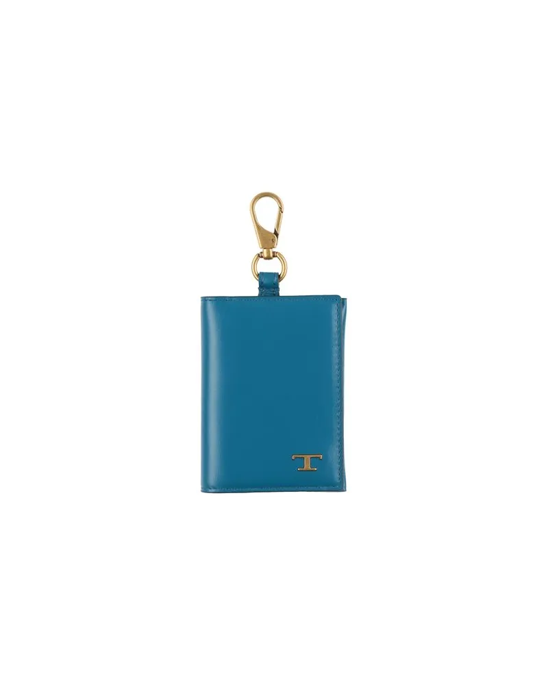 TOD'S Kleinlederwaren - Schlüsselanhängerauf YOOX.COM Azurblau
