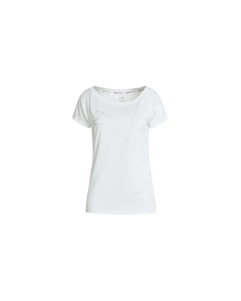 Puma TOPS - T-shirtsauf YOOX.COM Weiß