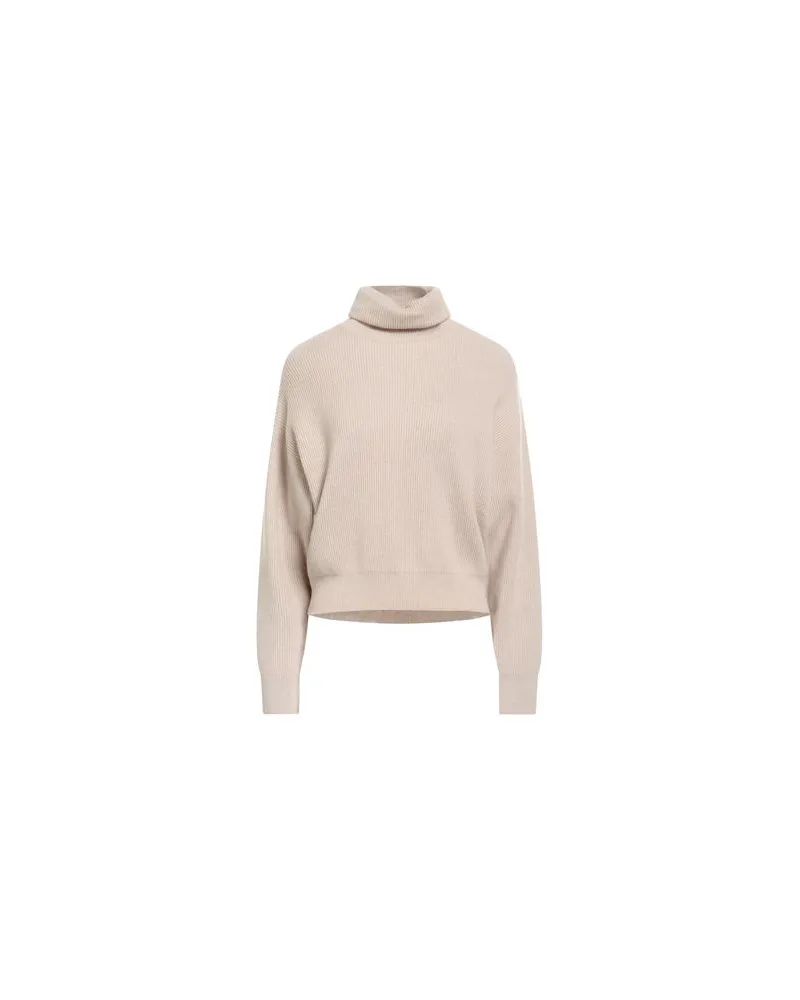 Brunello Cucinelli STRICKWAREN - Rollkragenpulloverauf YOOX.COM Beige