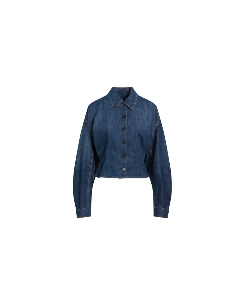 Lanvin JACKEN & MÄNTEL - Jeansjacken/Mäntelauf YOOX.COM Blau