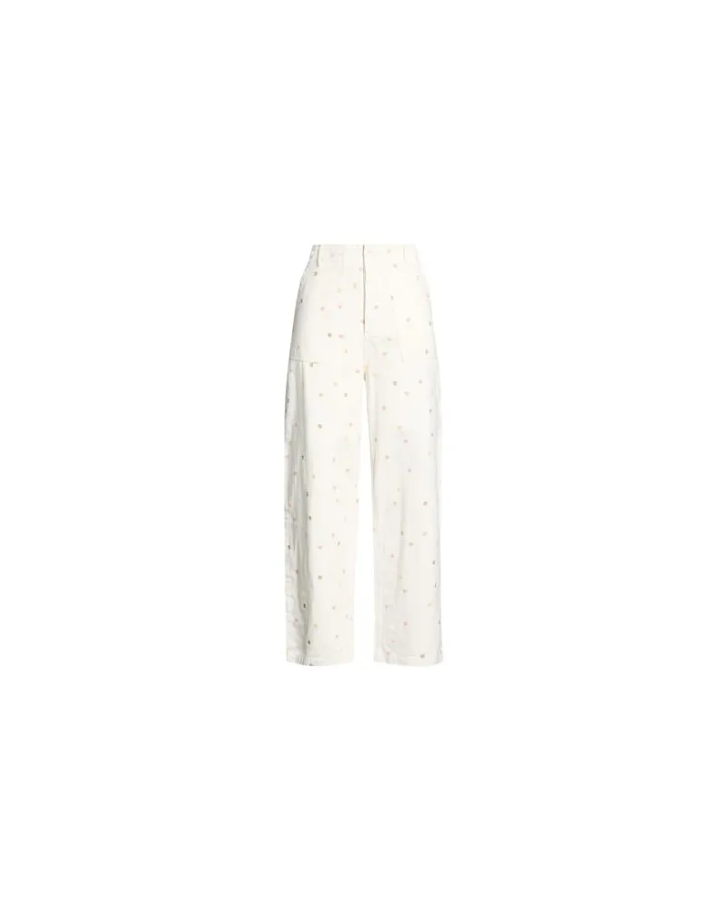 Antik Batik HOSEN & RÖCKE - Jeanshosenauf YOOX.COM Weiß