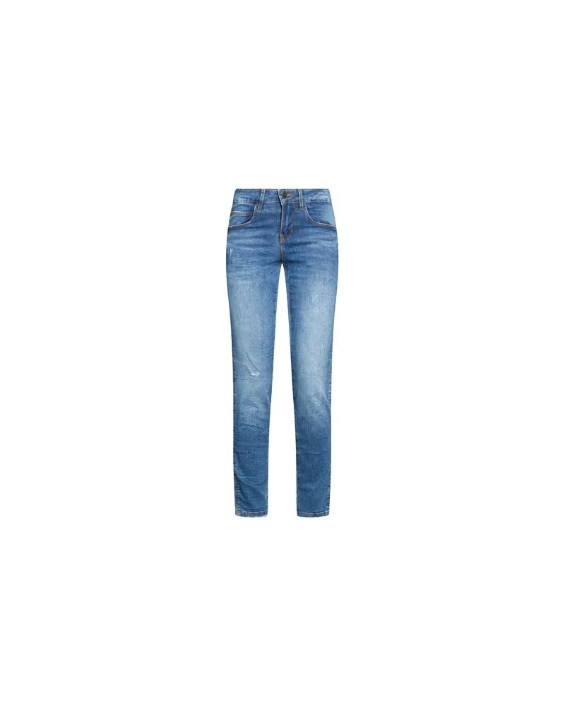 Guess HOSEN & RÖCKE - Jeanshosenauf YOOX.COM Blau